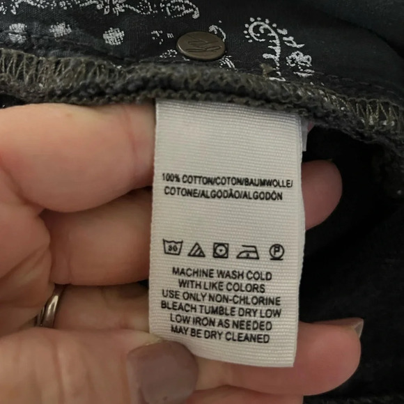 Free People Maggie Distressed Jeans black Sz 25 - Picture 11 of 13